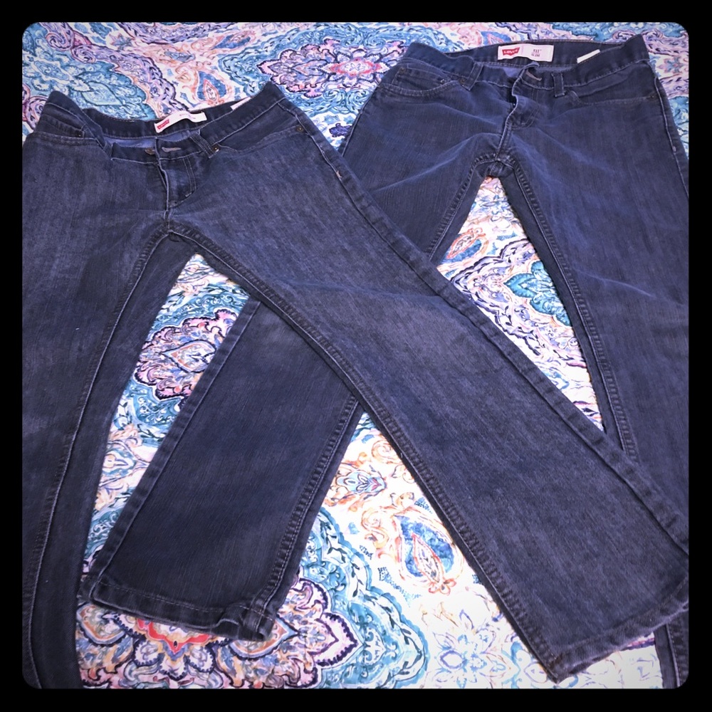 Levi's 511 Slim Fit Jeans (2 pair) , Sz 14, 27x27
